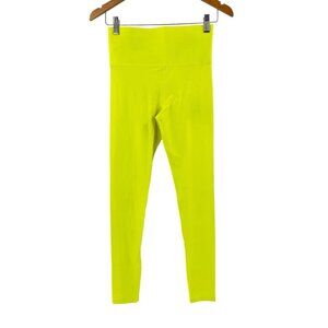 CARBON 38 Women's Neon Yellow Active Leggings Small